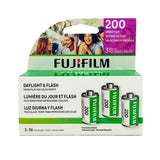 Fujifilm 200 Color Negative Film, 35mm 3 Pack
