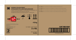 Color Print SP Bleach Fix and Replenisher, To Make 2 x 10L (20 Liters)